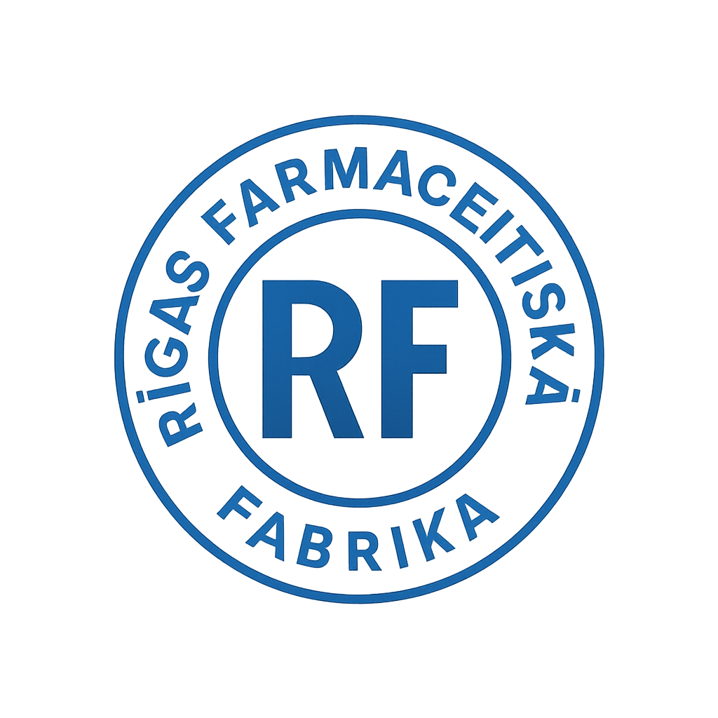 Rigas Farmaceitiska Fabrika logotyp