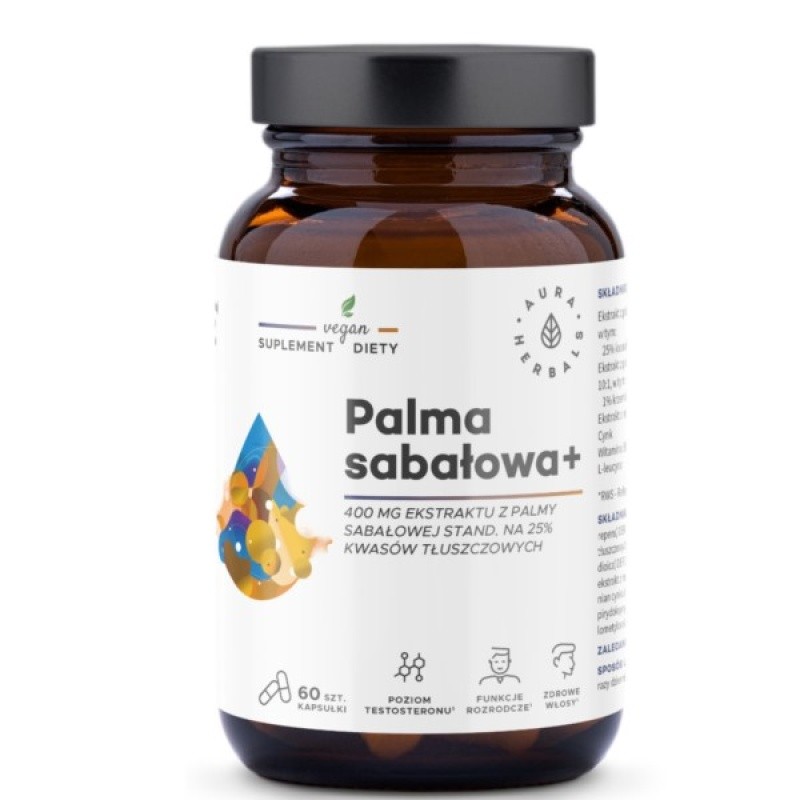 Aura Herbals - Saw Palmetto 400mg - 60 Caps