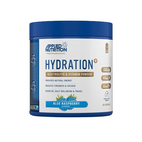 Applied Nutrition - Hydration+, elektrolytdryck - Bl&aring; hallon, 240 g
