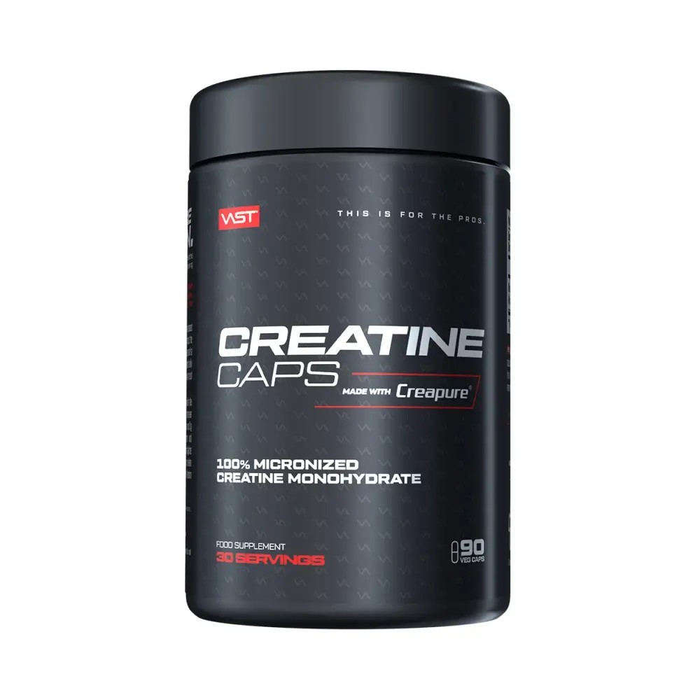 Vast Kreatin Creapure 90 vegetabiliska kapslar
