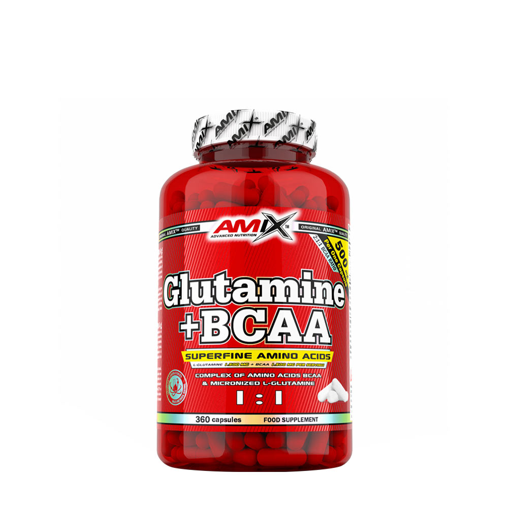 Amix L-glutamin och BCAA