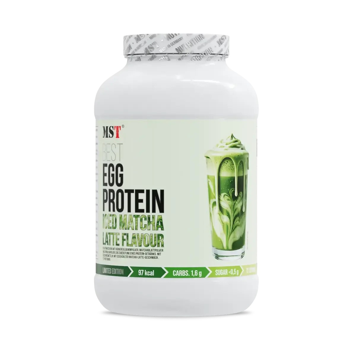MST Äggprotein matchalatte