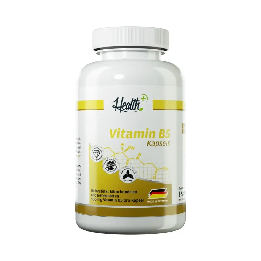 ZEC+ - Health+ Vitamin B5 - Unflavored - 500 mg per kapsel
