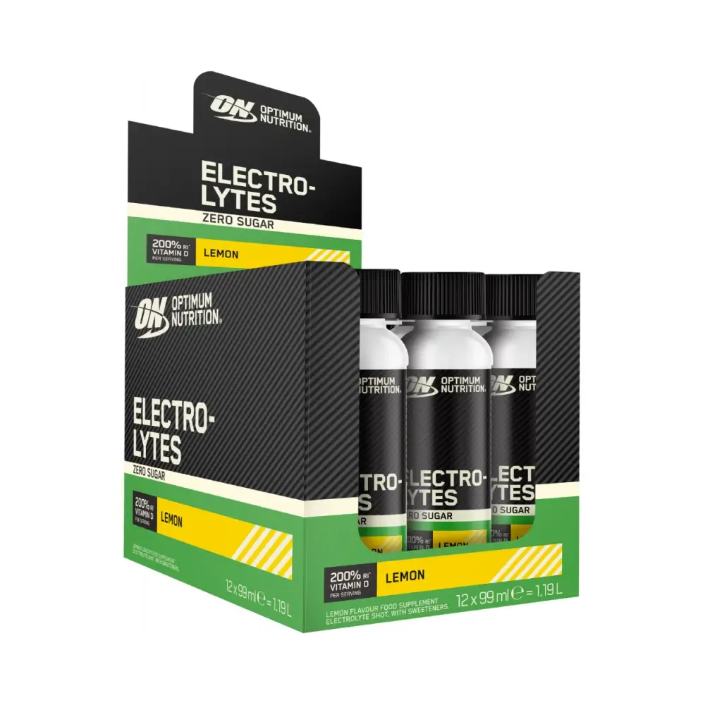 Optimum Nutrition - Electrolytes Shot - Citron, 12 × 99 ml