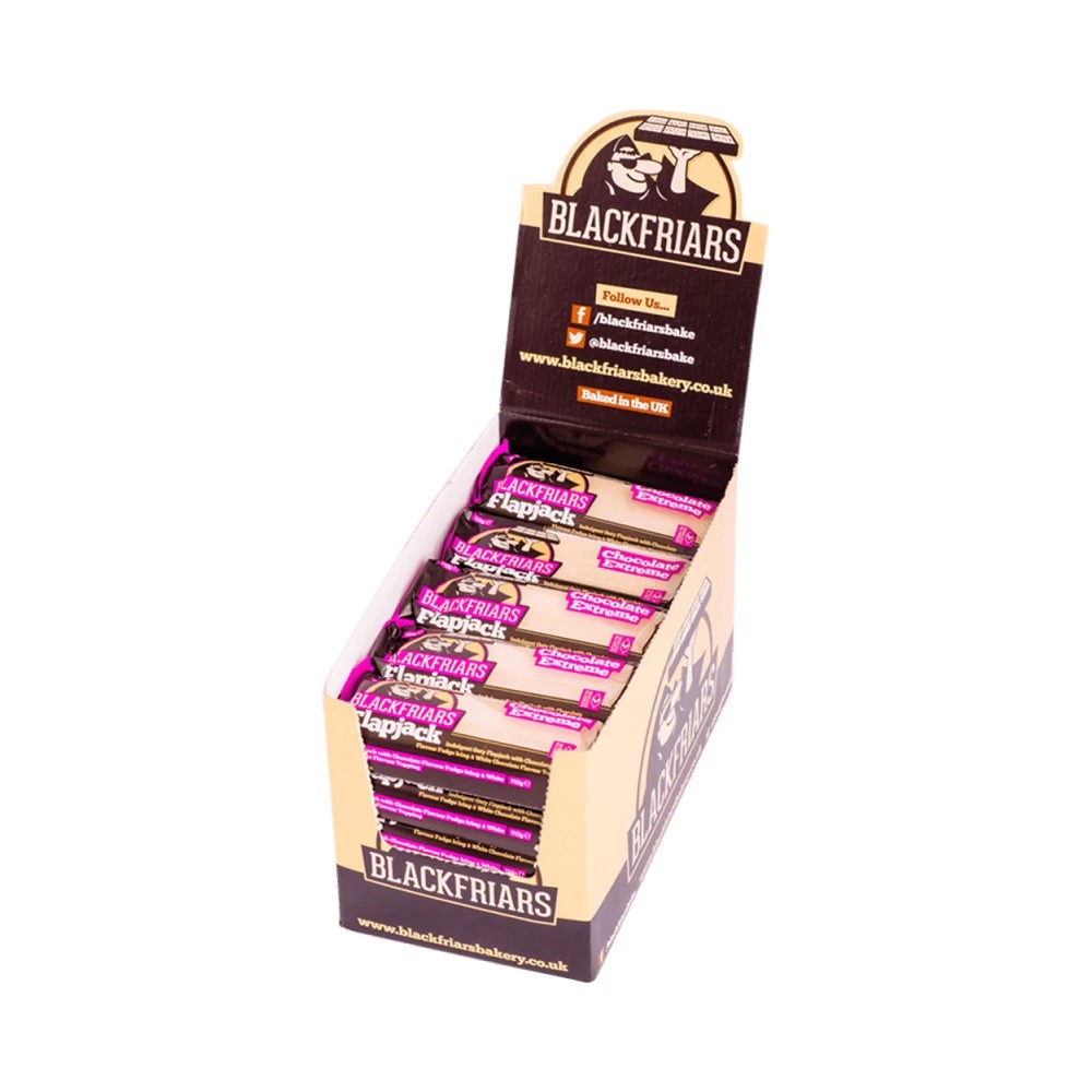Blackfriars - Flapjacks, havrebar - Fudge, 25 &times; 110 g
