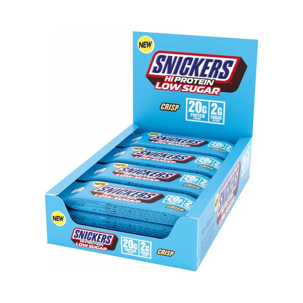 Mars Snickers Crisp proteinbar med låg sockerhalt