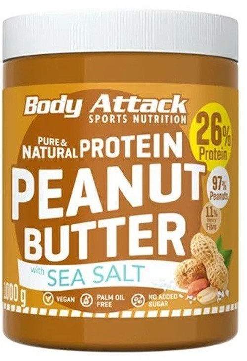 Body Attack Jordnötssmör med protein