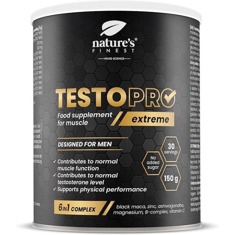 NUTRISSLIM D.O.O. - Nature's Finest TestoPRO Extreme 150 g