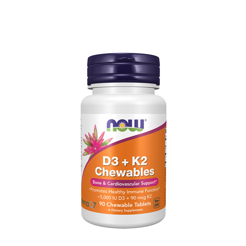NOW Foods - D3 + K2 Gummies - 90 Gummies Tabs