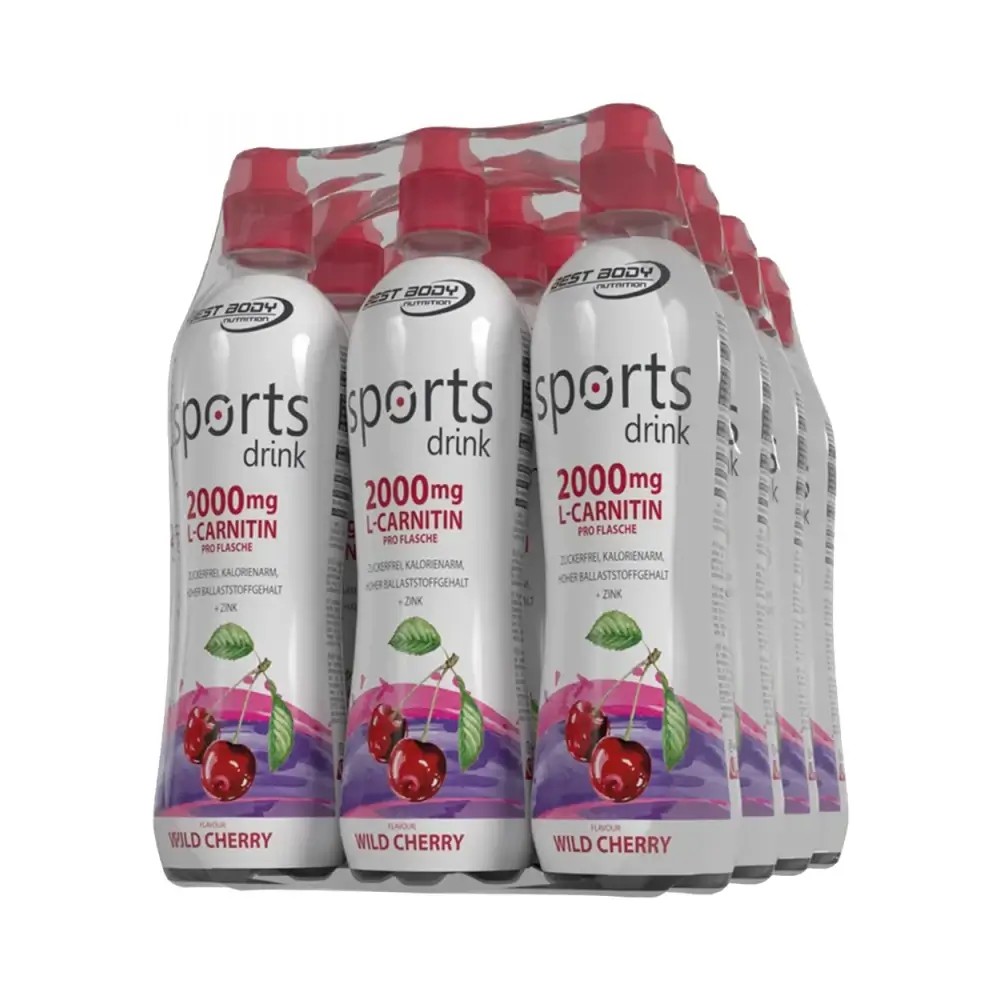 Best Body Nutrition - Sportdryck med L-karnitin, drickfärdig - Iste med persika, 500 ml