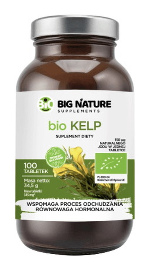 Big Nature - Organic Kelp - 100 Tabs