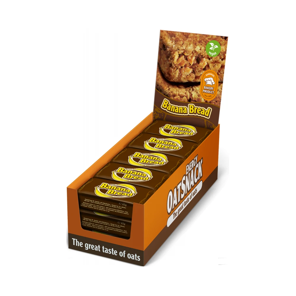 Energy Oatsnack - Banana Bread - Banan, 15 × 70 g