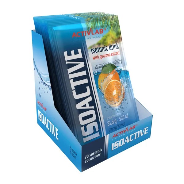 Activlab - Isoactive sportdryck - Bitter apelsin, 20 portionsp&aring;sar
