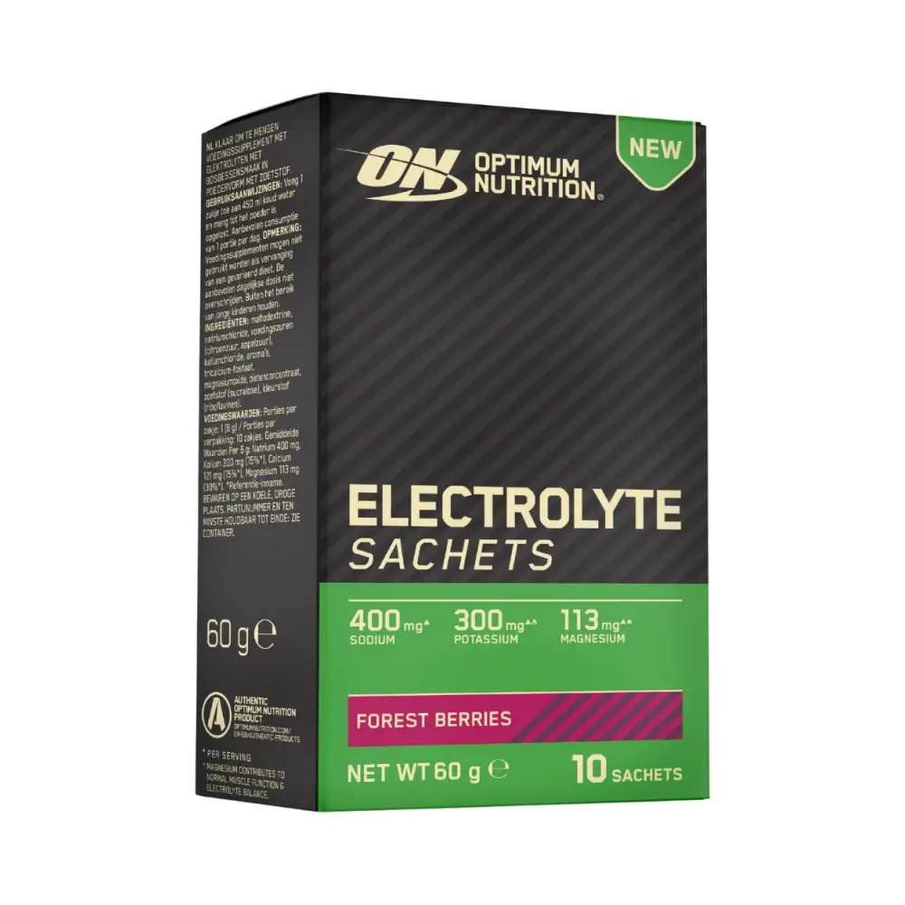 Optimum Nutrition - Elektrolyter - Skogsbär, 60 g, 10 portionspåsar