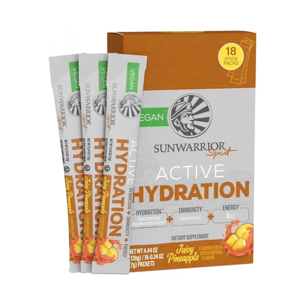 Sunwarrior - Active Hydration portionsp&aring;sar - Jordgubb och colada