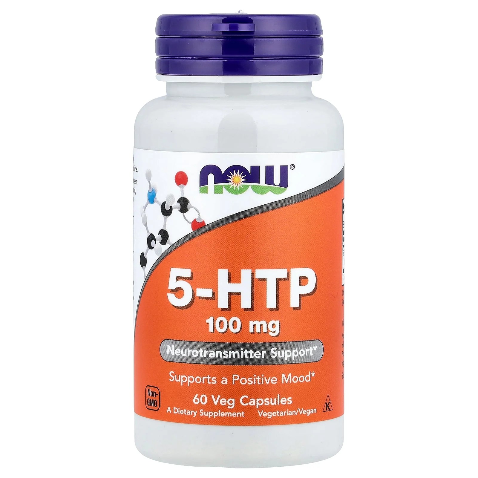 NOW Foods - 5-HTP - 100mg - 60 Vcaps