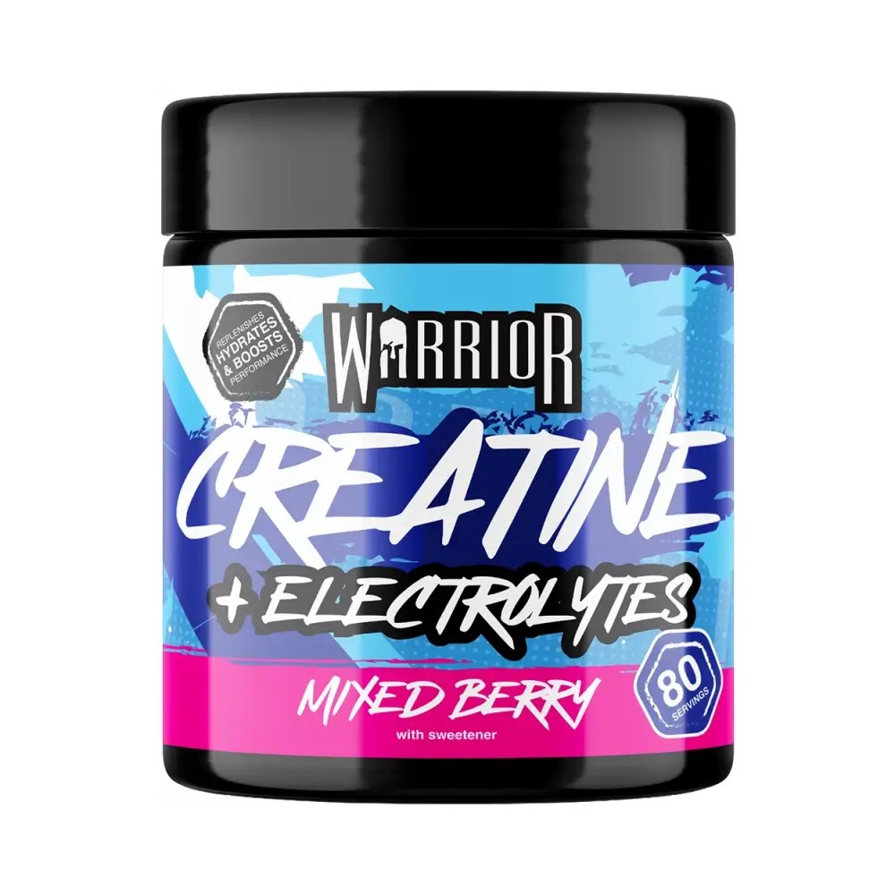 Warrior Kreatin Plus elektrolyter Blandade bär