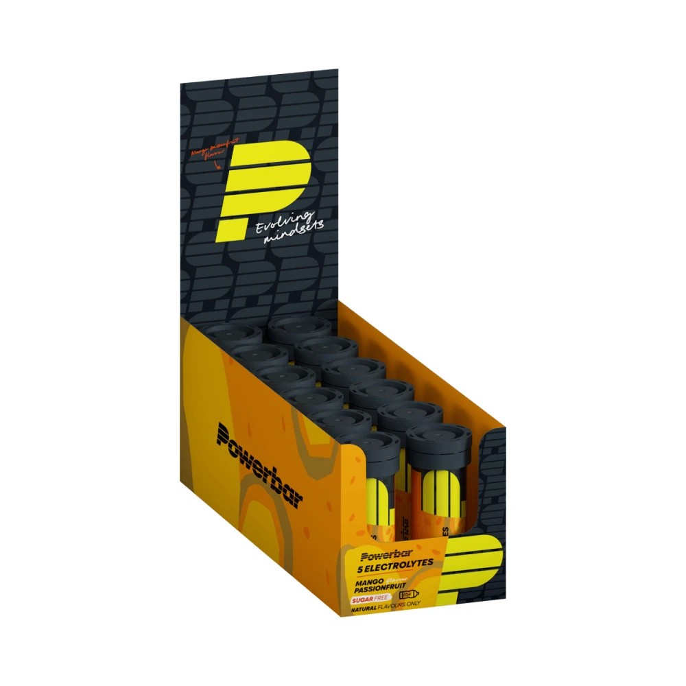 Powerbar - 5 Electrolytes sportdryck - Citron och tonic, 12 × 10 tabletter