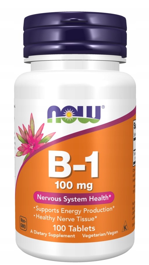 NOW Foods - Vitamin B-1 - 100 Tabs
