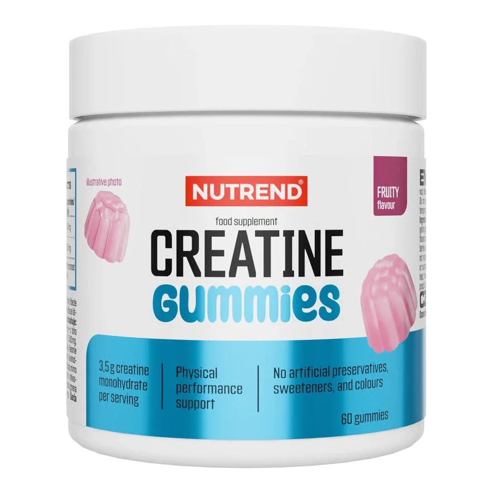 Nutrend Kreatingummies Fruktig smak 60 gummies